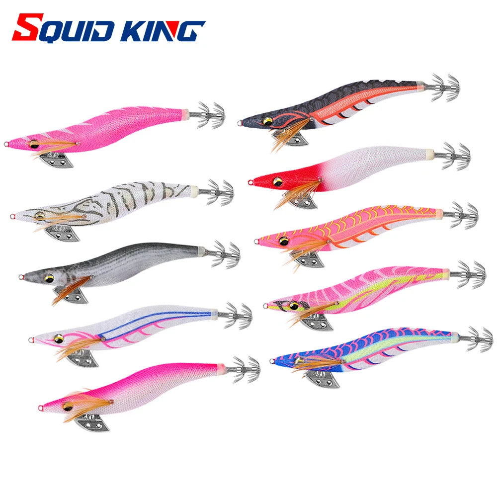 Plantilla de calamar SQUID KING 4.0 #   Eging pesca calamar señuelo pesca señuelo cebo Artificial para pescar calamar pulpo pesca