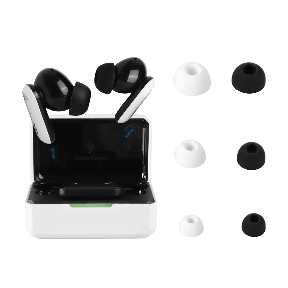 6PCS For EDIFIER HECATE GX03 Ultra Eartips Earbuds Tips Silicone Earphone Kits Cover Replacement Ear Buds Tips Eargels Earcap