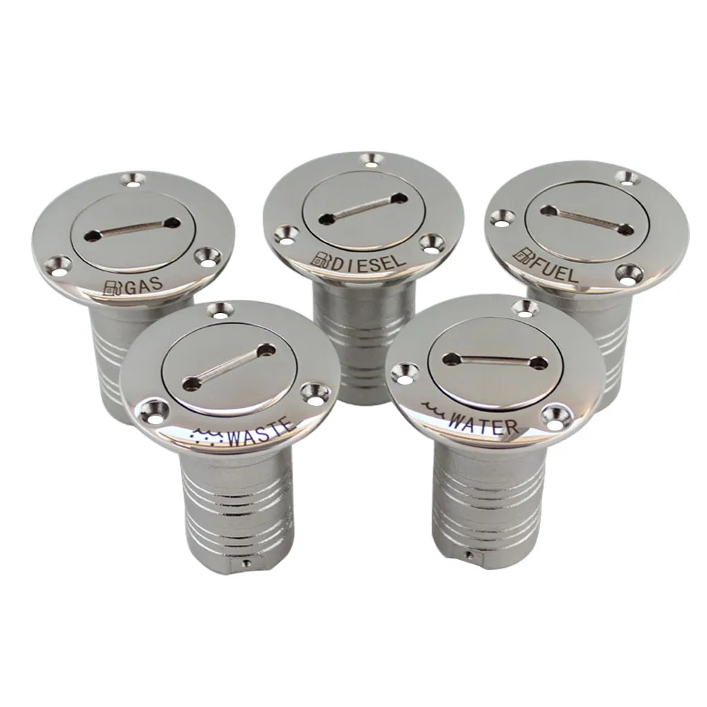 مركبة بحرية الأجهزة سطح السفينة حشو 38/50 مللي متر 316 الفولاذ المقاوم للصدأ مفتاح غطاء حشو المياه النفايات الديزل الغاز الوقود سطح السفينة حشو 1.5 "و 2"