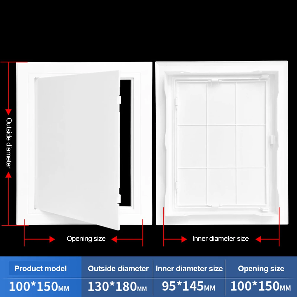 Repair Door Cover Access Panel For Home Renovations ABS Material Commercial Space Easy Installation Functional Access