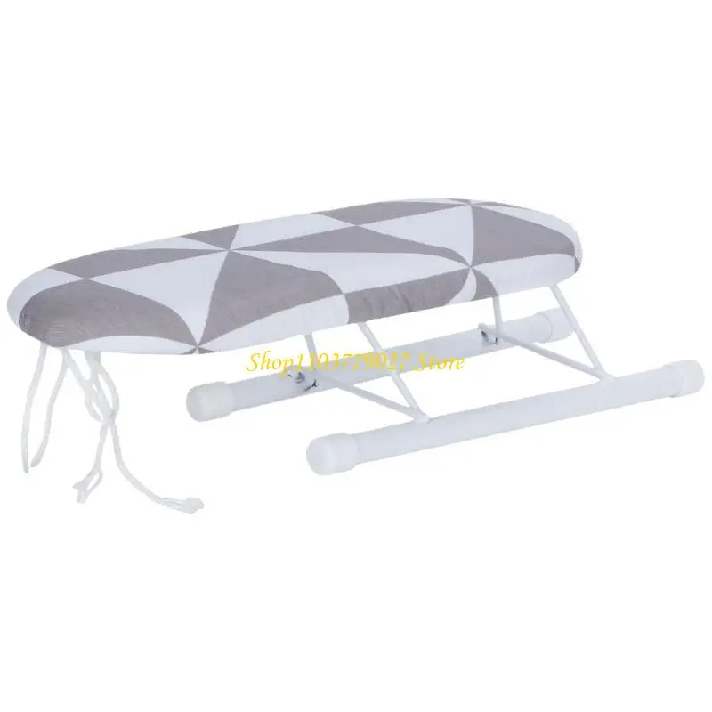 C4DF Foldable Ironing Board Lightweight Heat Resistant Space Saving for Shirts Cuffs