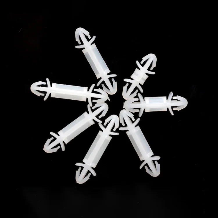100Pcs Double-Ended Nylon Isolation Column LCF-3~25 PC Board Spacer for 3.0mm Mount Hole Reverse Locking Standoff Spacer Pillar