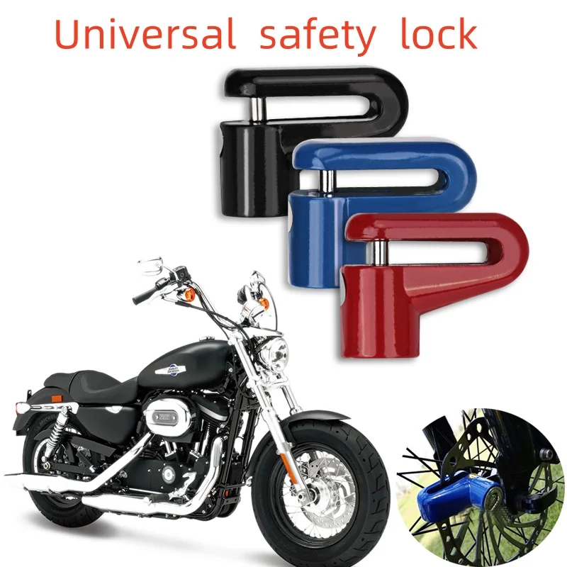 Universal Motorcycle Anti theft Disk Disc Brake Rotor Lock For Scooter Bike Motorcycle Safety Locks For Scooter Bicycles Safety