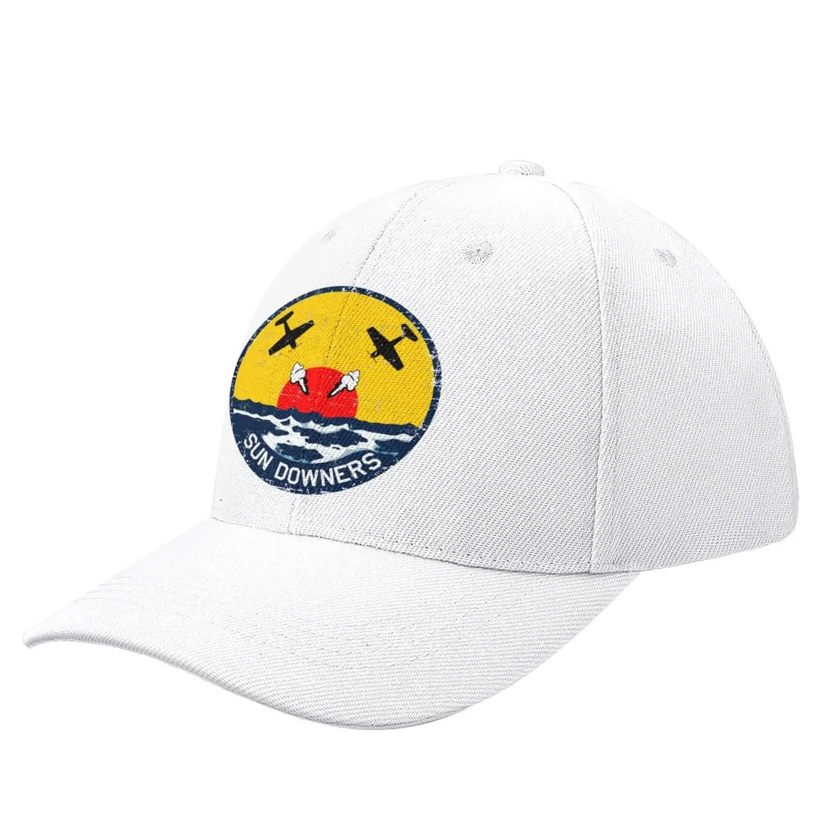 USN VF-111 Fighter Squadron - Sundowners - Grunge Style Baseball Cap dad hat custom hats Fashion Beach Cap Women'S Men'S