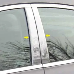 6pcs for Jaguar XF (X250) 2008-2015 XE X760 2016-2023 Pillar Posts Car Door Trim Cover BC Column Stickers Chrome Accessories