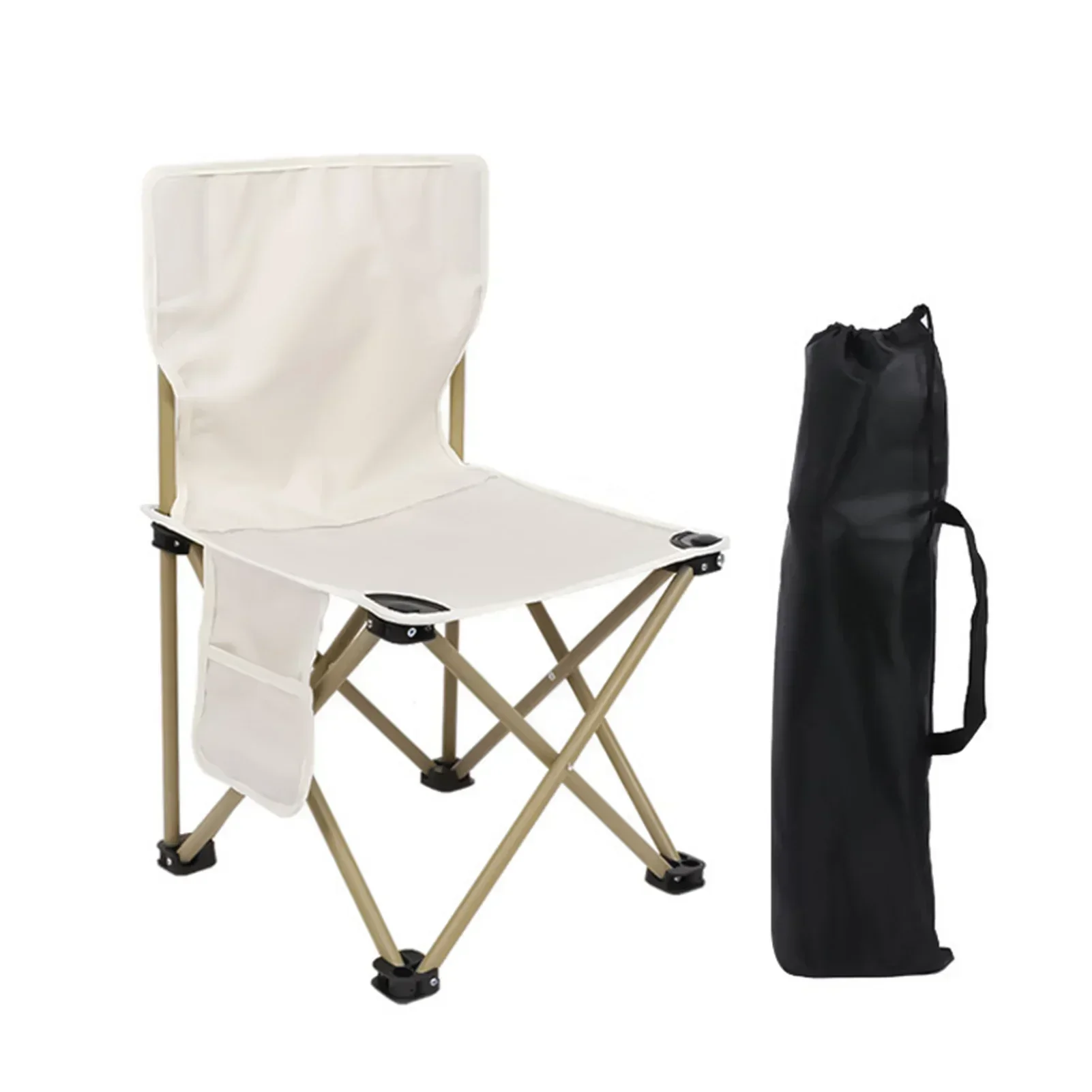 Chaises de camping pliables avec une forte capacité portante et un nylon Oxford , adaptées aux voyages, aux sports de plage