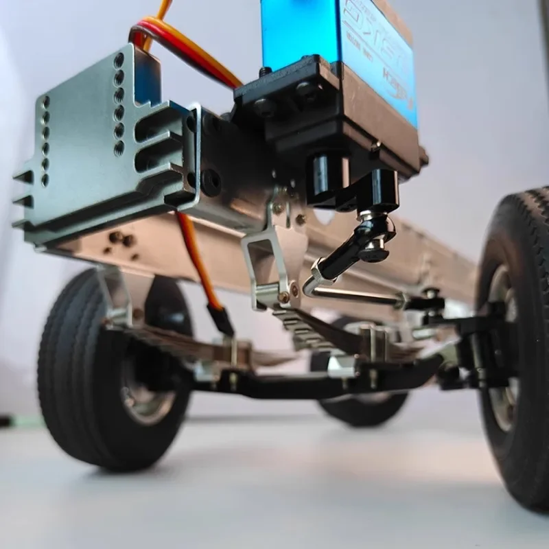 1 مجموعة المعادن محاكاة الطابق الثاني مجلس التوجيه رافعة مجموعة ل 1/14 تاميا مركبة يتم التحكم بها عن بُعد سيارة سكانيا فولفو بنز لتقوم بها بنفسك أجزاء اللعب