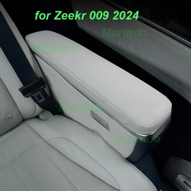 

Car Handrail Armrest Protective Cover for Zeekr 009 2024 Second Row Seat Leather Protector Cover Interior Accessories