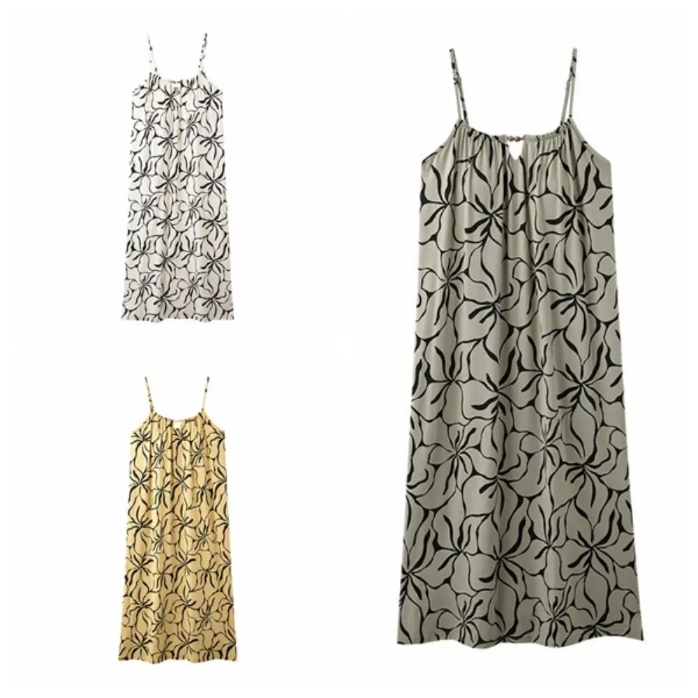 Doce modal vestido de pijama feminino flor plissado suspender camisola homewear sem mangas sling camisola com almofadas feminino