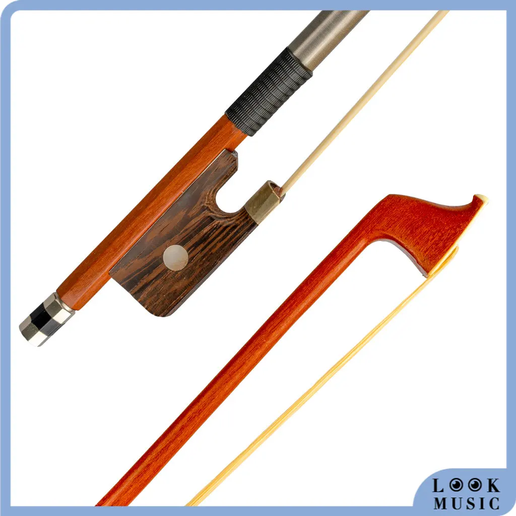 

LOOK Classic Brazilwood Cello Bow 4/4 3/4 1/2 1/4 1/8 Round Stick Mongolian Horsehair Well-rounded And Lightweight Bow