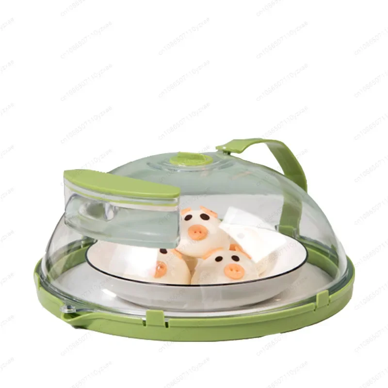 Microwave Splatter Cover, Water Injection Food Heating Lid, Anti Oil Splash Dust Proof Microwave Plate Cover for Kitchen