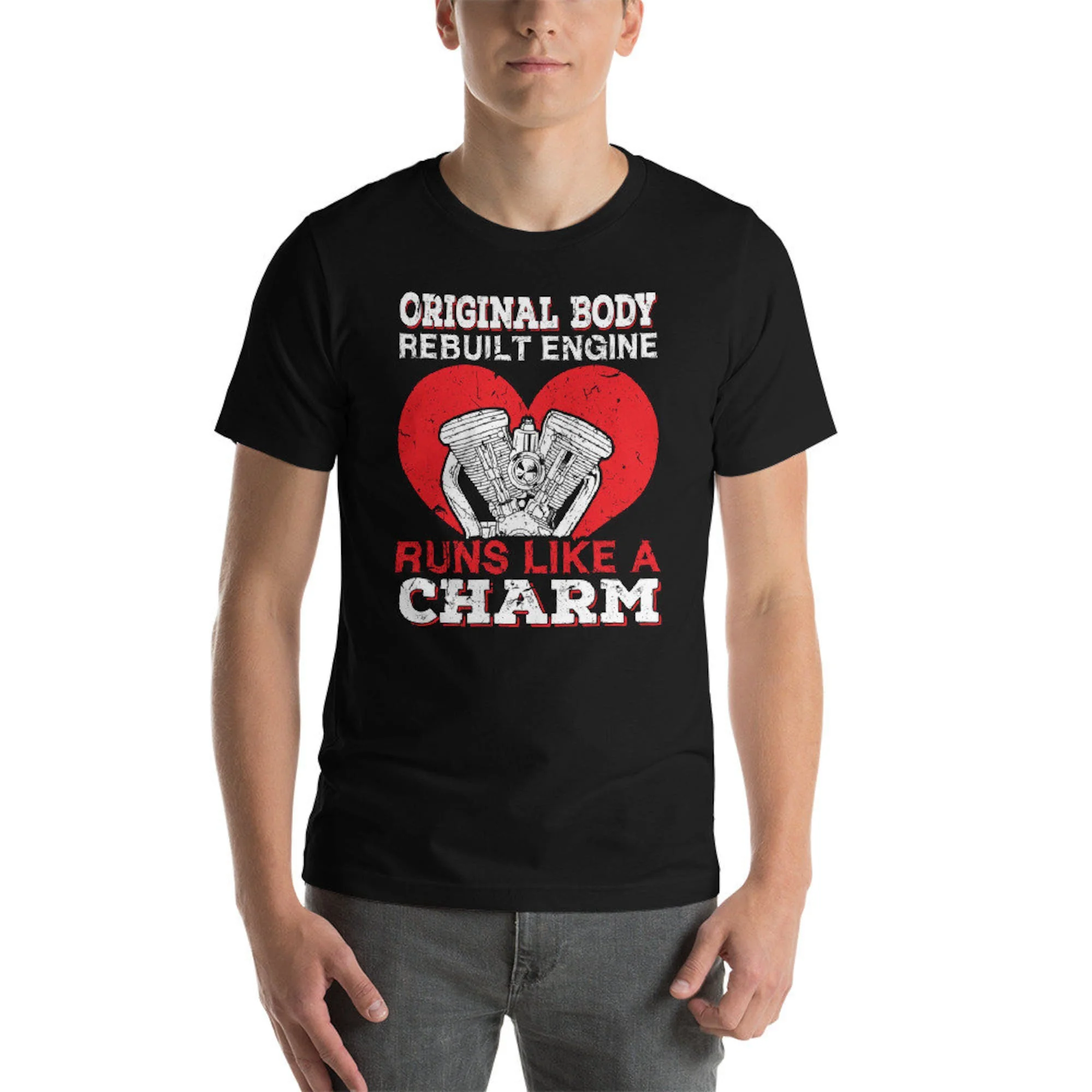 Original Body Rebuilt Engine Open Heart Surgery Bypass Pacemaker Zipper Club Unisex T-Shirt