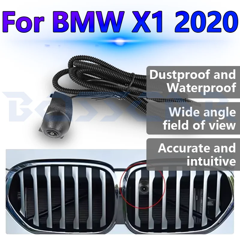 

Car Front View Camera For BMW X1 2020 OEM HD Night Vision Fisheye Wide Angle 150° Parking Monitor System Electronics Accessories