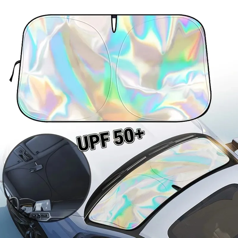 Car Front Window Sunblock Thermal Insulation Blinds Car Sunshade Interior Windshield Shade Cover Cooling Sunblock Accessories