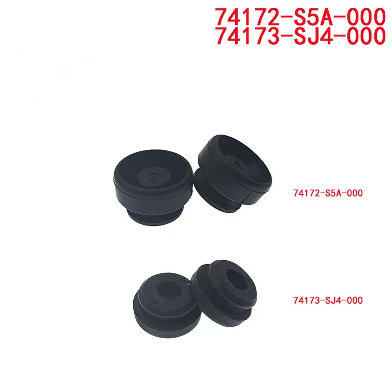 4PCS 74172-S5A-000 74173-SJ4-000 Car Radiator Assembly Upper Insulator Mounts Bushing Rubber for Honda CRV Accord Pilot Civic