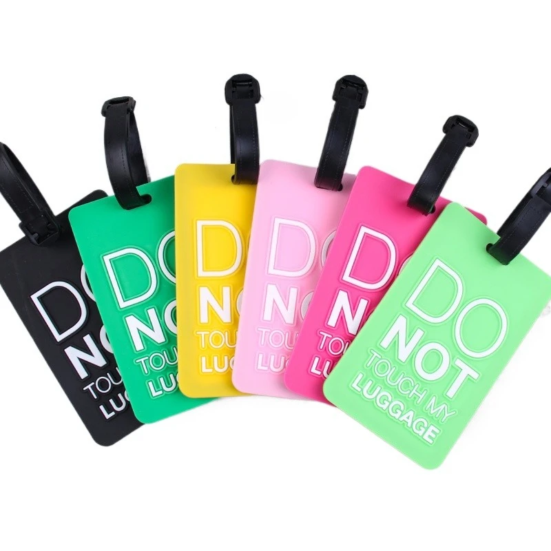 

PVC Cartoon Cute Luggage Tag Suitcase Tag Letter Boarding Pass Name Id Address Lable Travel Tag Luggage Tags Travel Accessories