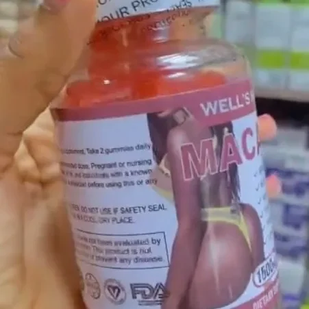 1 bottle of maca gummies helps to enhance buttocks and improve appearance nd body vitamin supplementation.