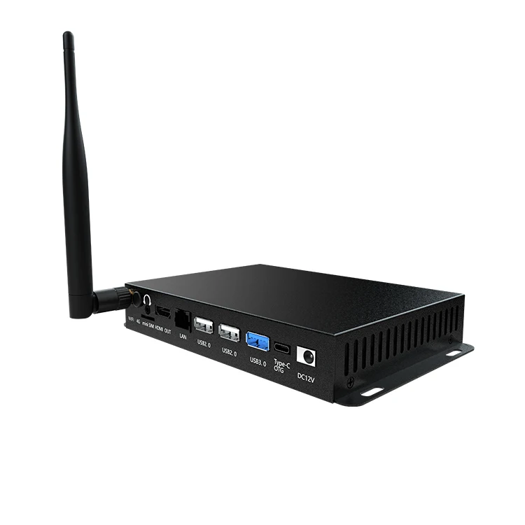 Portworld RK3568 RK3566 Computer Mini Pc Android Quad Core Embedded Edge Computer Mini Pc Tv Box Media Player