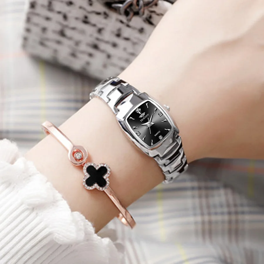Square Ladies Small Fashion Muse Wrist Watch Waterproof Watch Trendy New