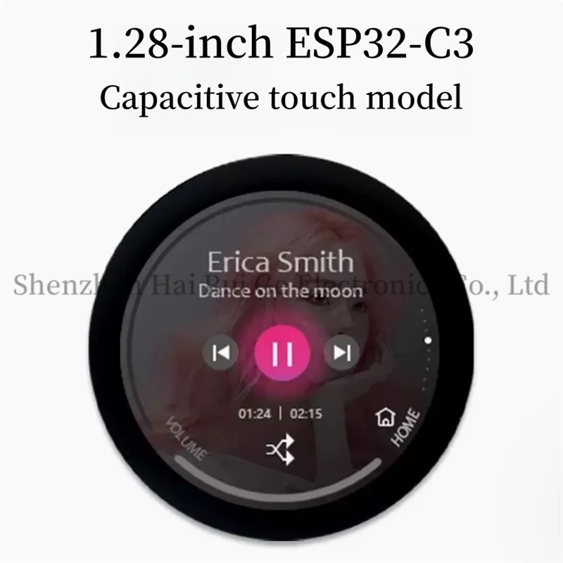 ESP32-C3 開発ボード 1.28 インチ円形 LCD ディスプレイ タッチ スクリーン、Wi-Fi Bluetooth モジュール付き