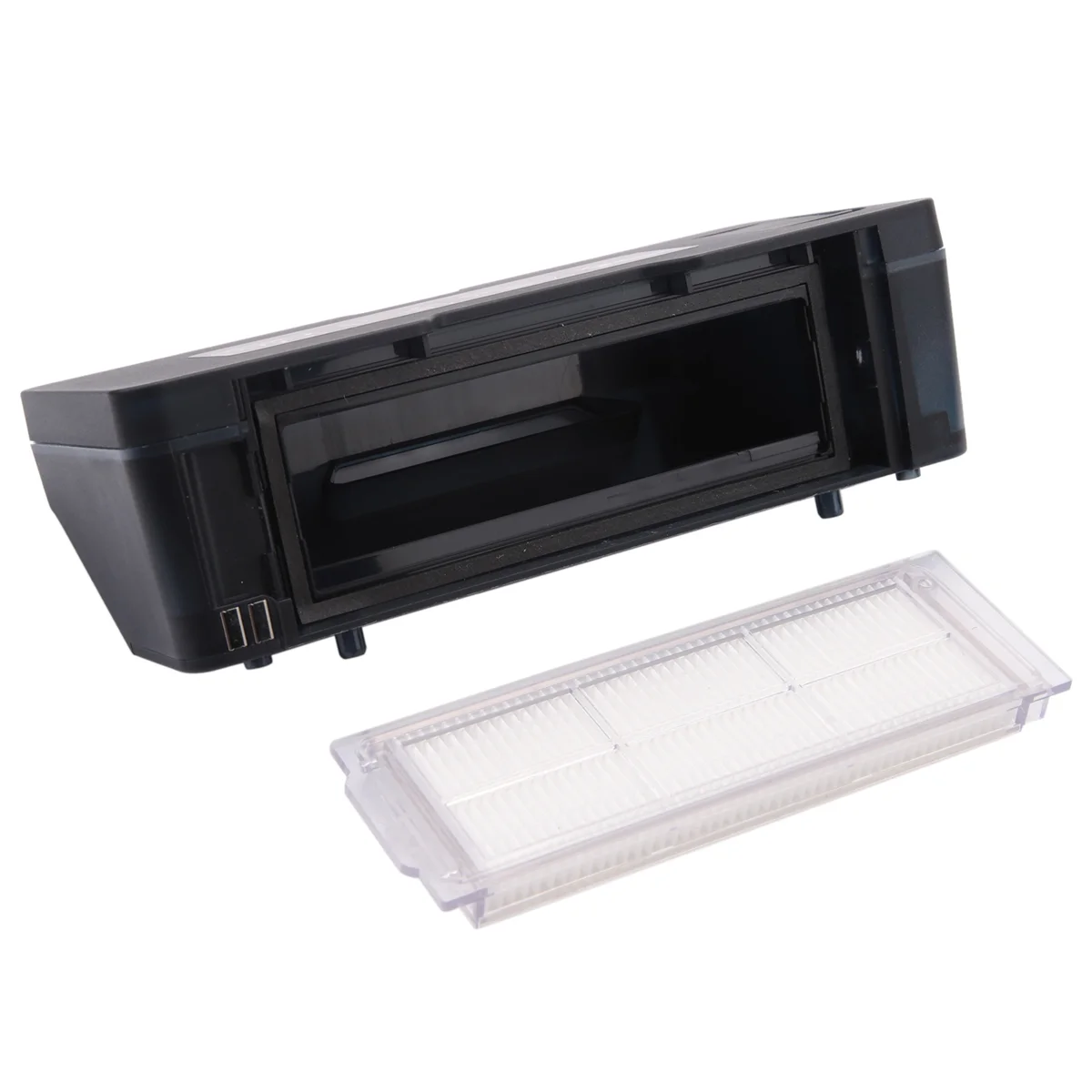 Kotak tempat sampah tangki air 2In1 untuk XiaoMi Mijia Robot STYTJ02YM MVVC01-JG untuk VIOMI V2 V2 Pro V3 V-RVCLM21B penyapu