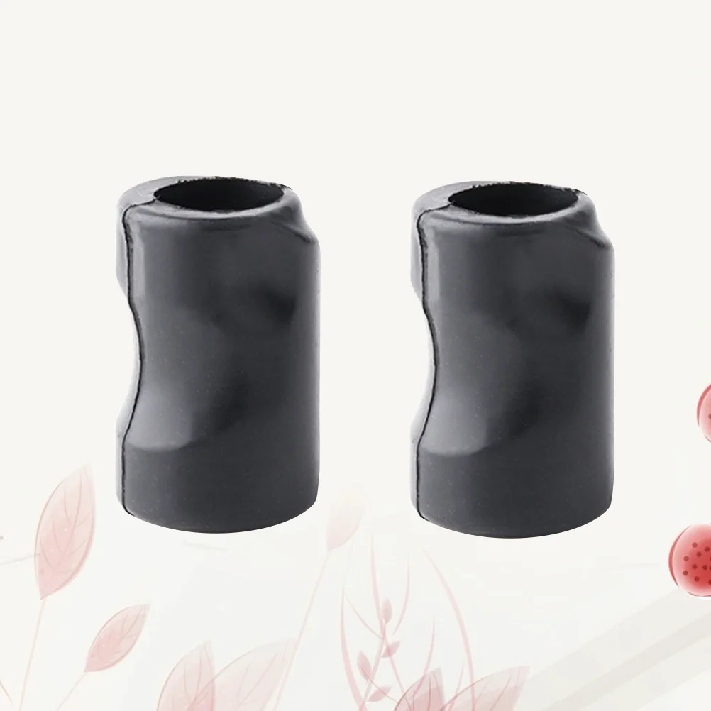 2 قطعة أغطية المقبض السيليكون قبضة سوداء كم المهنية مريح ماكينة رسم الوشم التجميلي قبضة مقاومة للحرارة خفيفة الوزن مقبض