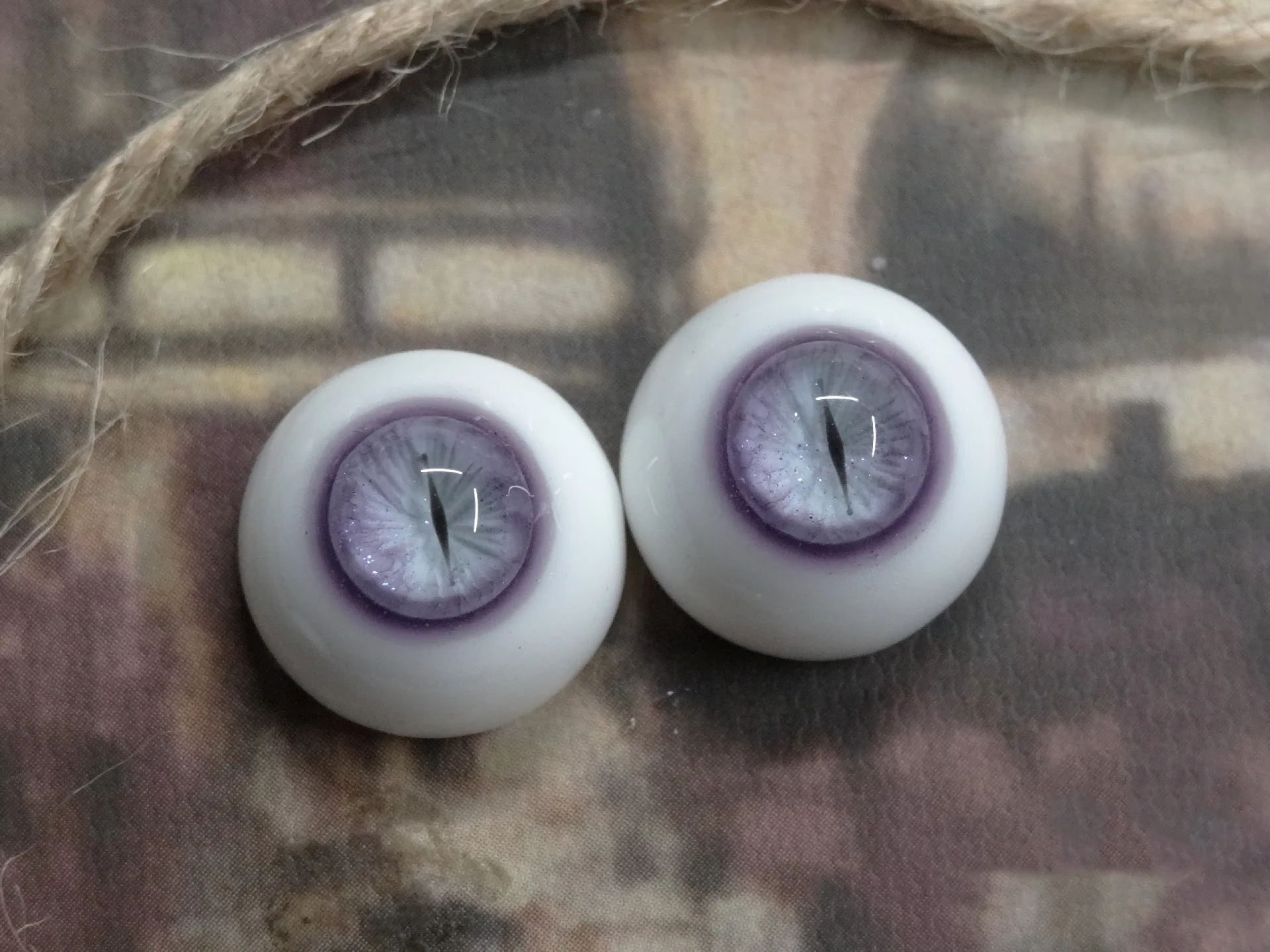 

Коричневый зрачок чая с молоком, глаза для рукоделия куклы BJD, разноцветные глазные яблоки Beast Pupil «Zero Boundary», 1 пара