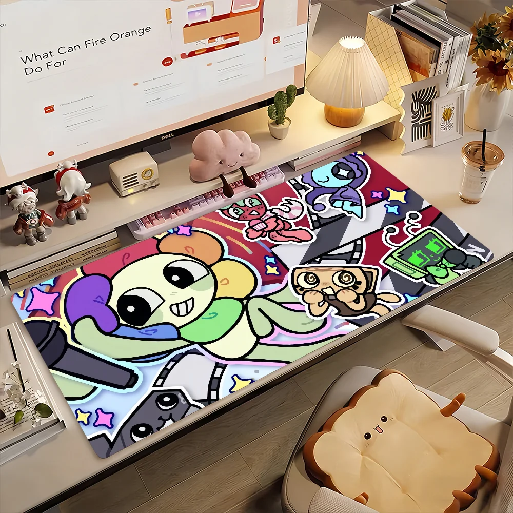 Game D-DandyS W-World-S Mouse Pad Non-slip Leather Gamer Balance Computer Mat Decoracion Deskmat Laptop Office Large Mouse Pad
