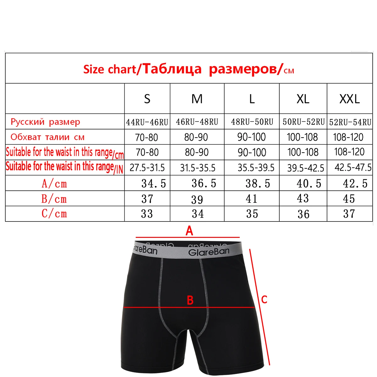 4pcs Set Mid-Long Boxer Shorts Men's Underwear Male Underpants for Men Homme Boxershorts Slips Soft Panties Brand Sexy