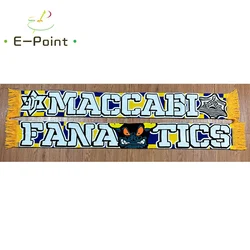 145*18 cm Size Maccabi Fanatics Scarf for Fans Double-faced Knitted TL020