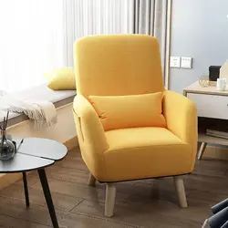 Nordische moderne faule Sofa Wohnzimmer Balkon einzelne lässige Rückenlehne Stuhl Kinder stuhl Schlafzimmer Studie Lese sessel Sofa Stuhl