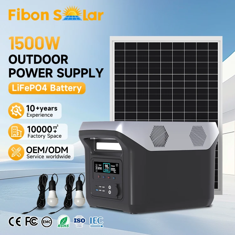 Trending High Quality Mini Off Grid Solar Energy System 1000w Solar Power Bank Portable Solar Generator