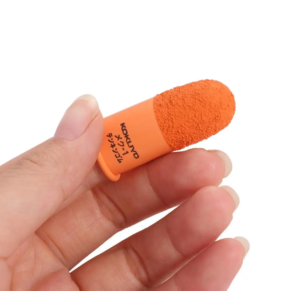 Multi-purpose Non-slip Finger Cover Natural Rubber Anti-static Fingertips Protector Gloves Counting Reusable Orange Finger Cots