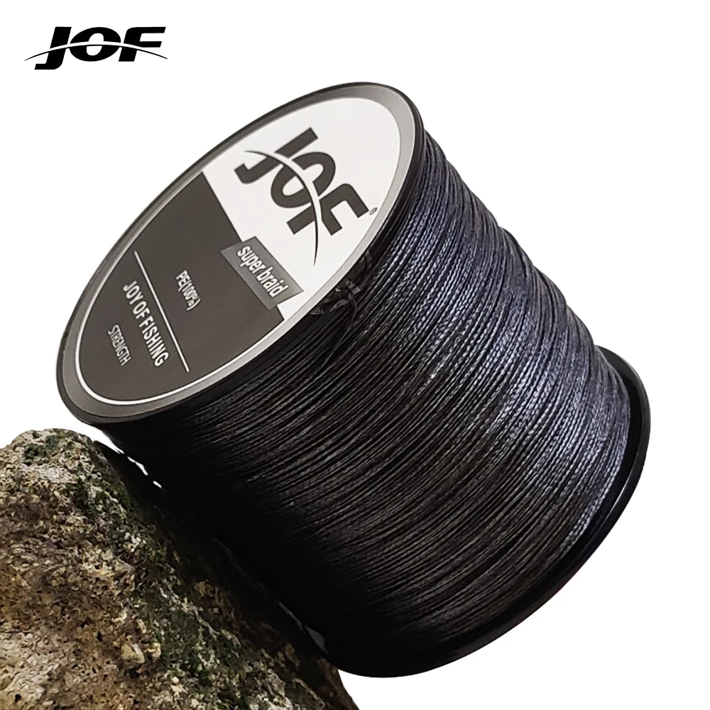 JOF 300M-1000M 8-fach geflochtene Angelschnur für den Außenbereich, Meeresangeln, Eisangeln, Flussangeln, Felsenangeln, Angelausrüstung 20-100LB X8