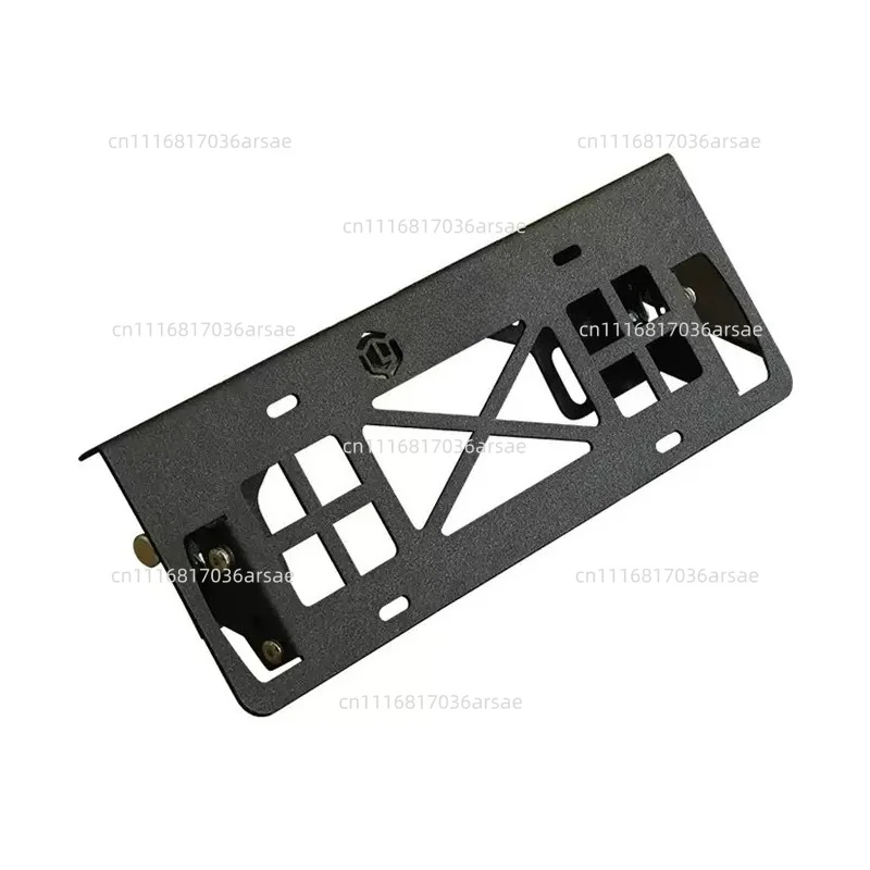 Off-road Vehicle Translation Front Bar Winch License Plate Frame Stainless Steel License Plate Bracket