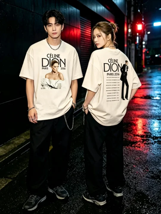 2026 Vintage Portrait Poster Graphic T Shirt White Short Sleeve O-neck Cotton Casual Unisex Tees