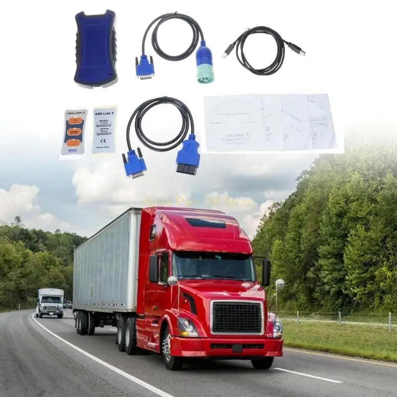 J0MA Diagnostic System Heavy Duty Truck Scanner for NEXIQ USB Link 3 Diagnostic Tool