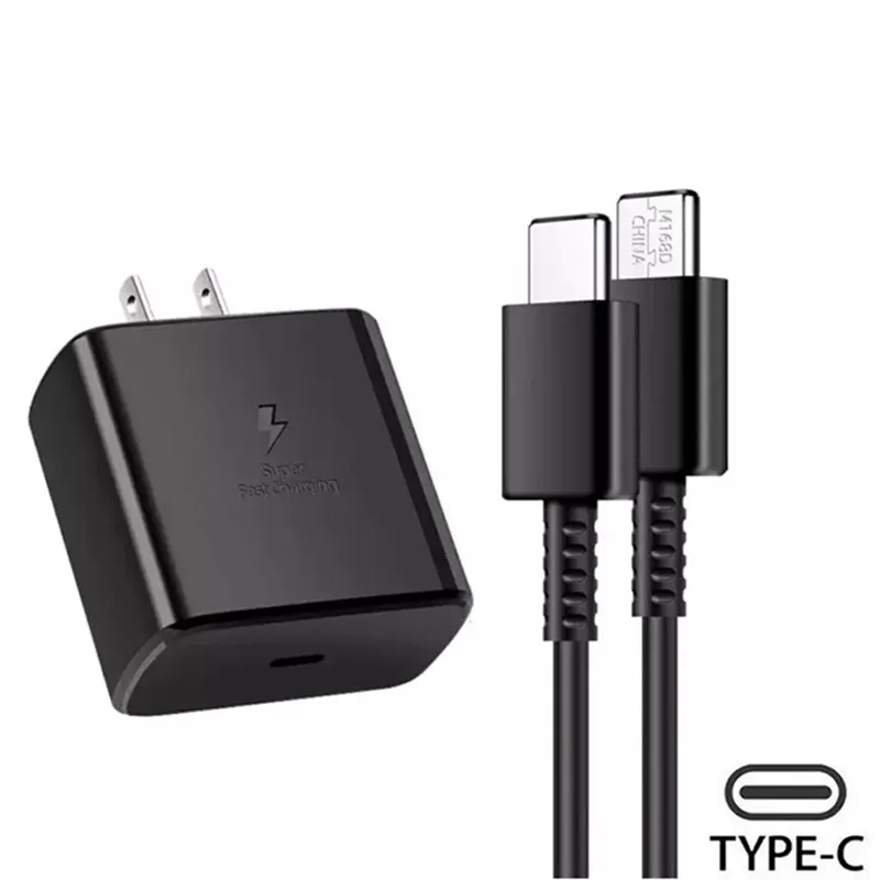 45w USB-C Super Fast Wall Charger+6ft Cable For Samsung Galaxy S24 S23 S22 S21