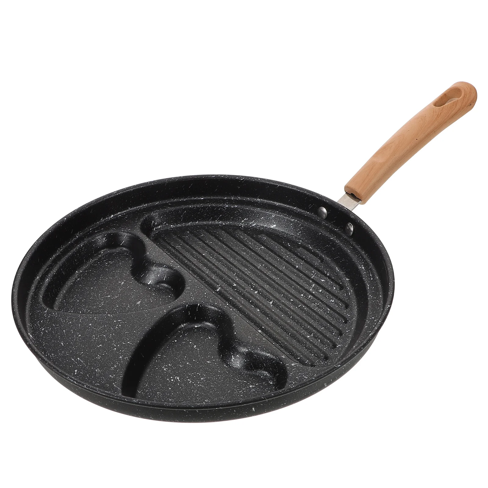 

Egg Frying Pan Nonstick Slot Design Mini Pan for Pancakes Burgers Breakfast Kitchen Cooking Tool Omelette Maker Nonstick
