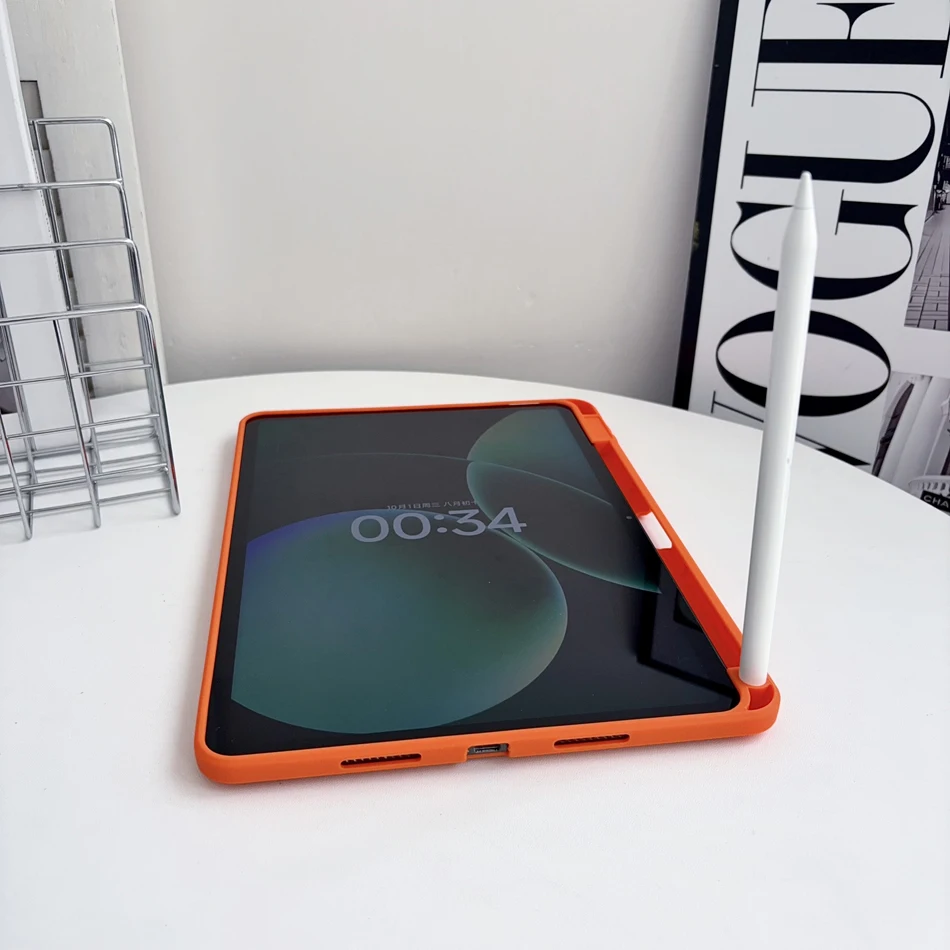 Pencil Slot Case For Xiaomi Mi Pad 8 7 6 5 6S Pro for Redmi Pad SE 11 2025 Translucent Matte Stand Case Kickstand Hard Cover