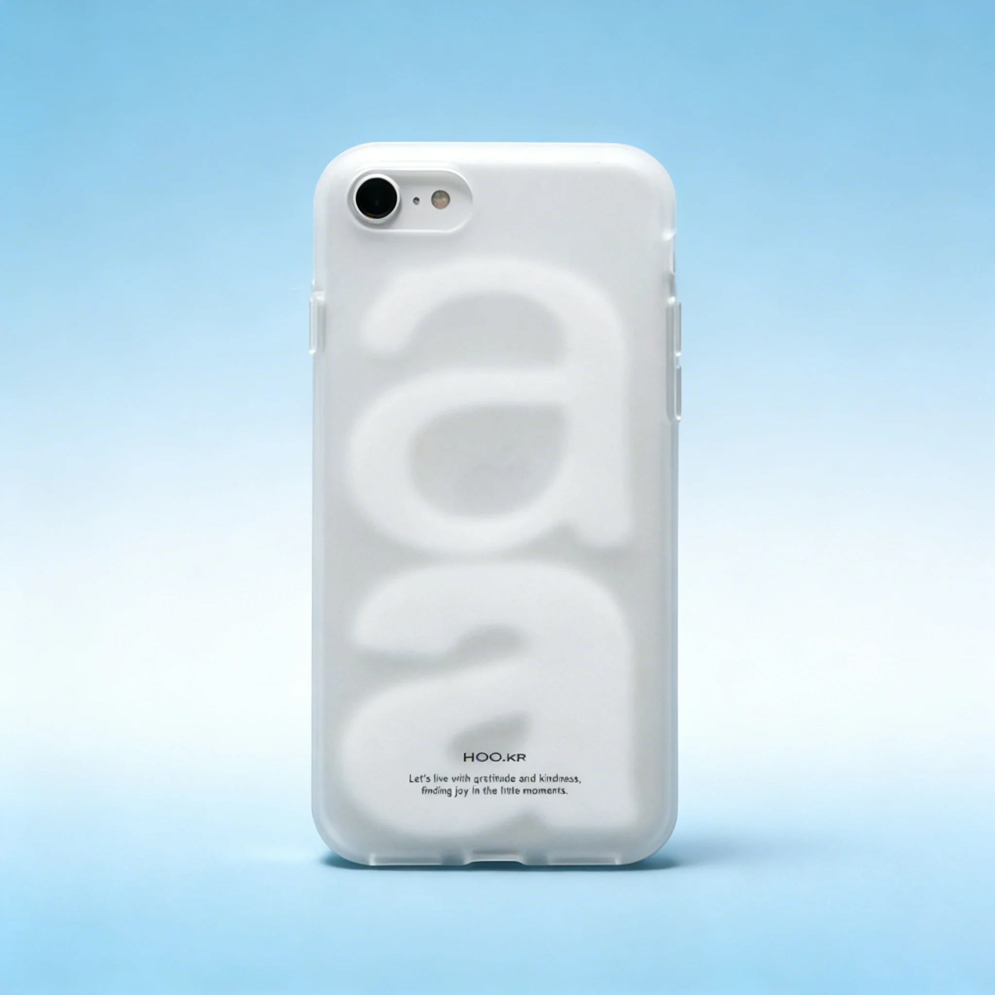 

Korean White Letter A Matte Clear Frosted Shockproof phone Case For iPhone 17 17e 16E 16 15 14 Plus 13 12 11 Air Plus Pro Max