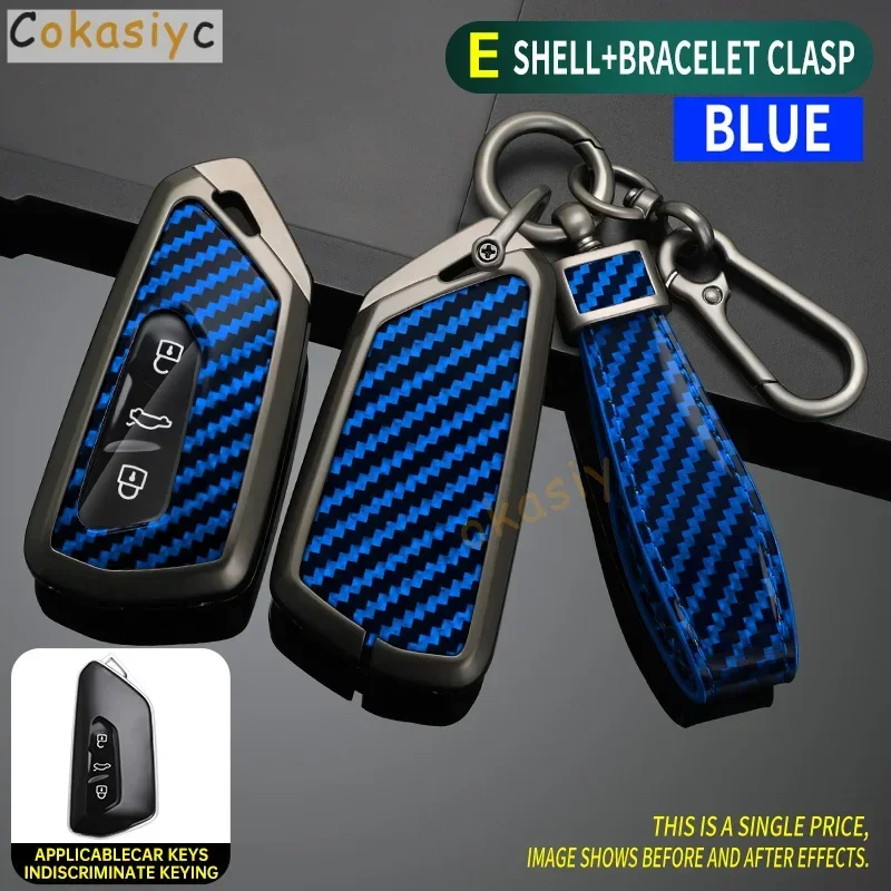 ل VW Volkswagen Golf 8 MK8 ID.3 ID.4 كوبرا سكودا اوكتافيا A8 سيات ليون MK4 سبيكة سيارة مفتاح بعيد غطاء حماية شل حقيبة #3