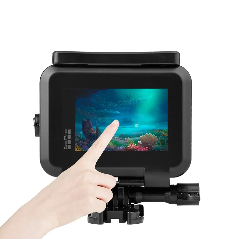 Go Pro 10 9 Waterproof Housing Diving Case Protective Underwater Cover Shell For Gopro Hero 12 11 Black Camera Accessories