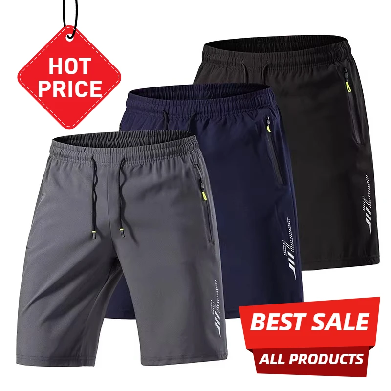 

Summer Men's Flash Sport Shorts 8XL Sportswear Running Shorts Mens Gym Fitness Training Bottoms Jogging Short Joggers Pants Men