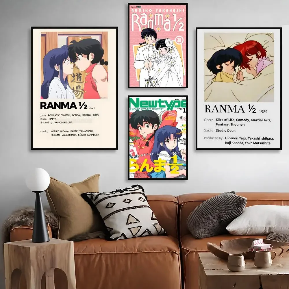 Anime Ranma   Character Print Japanese Graphic Streaming Film Style Wall Artwork Bedroom Decor Poster