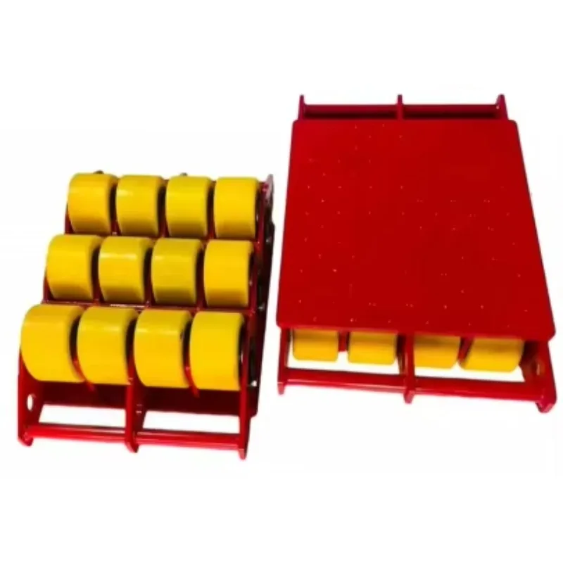Battery-powered Electric Load Mobile Roller Skate Transport Trolley Remote Control 4-6H Working Time Tanker
