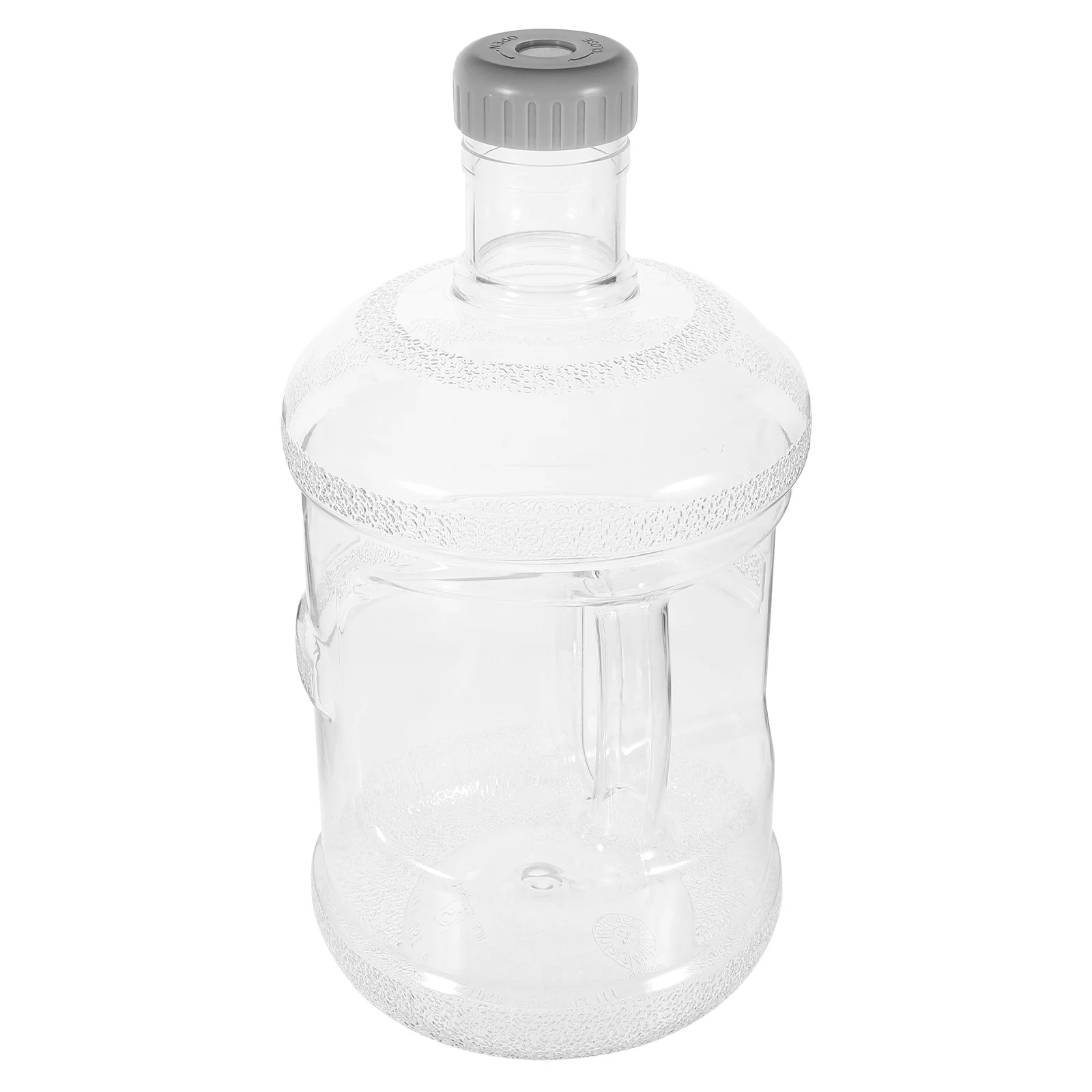 

5L Large Capacity Jug Transparent Reusable Plastic Water Storage Bucket Handle For Home Outdoor Portable Use Water Container