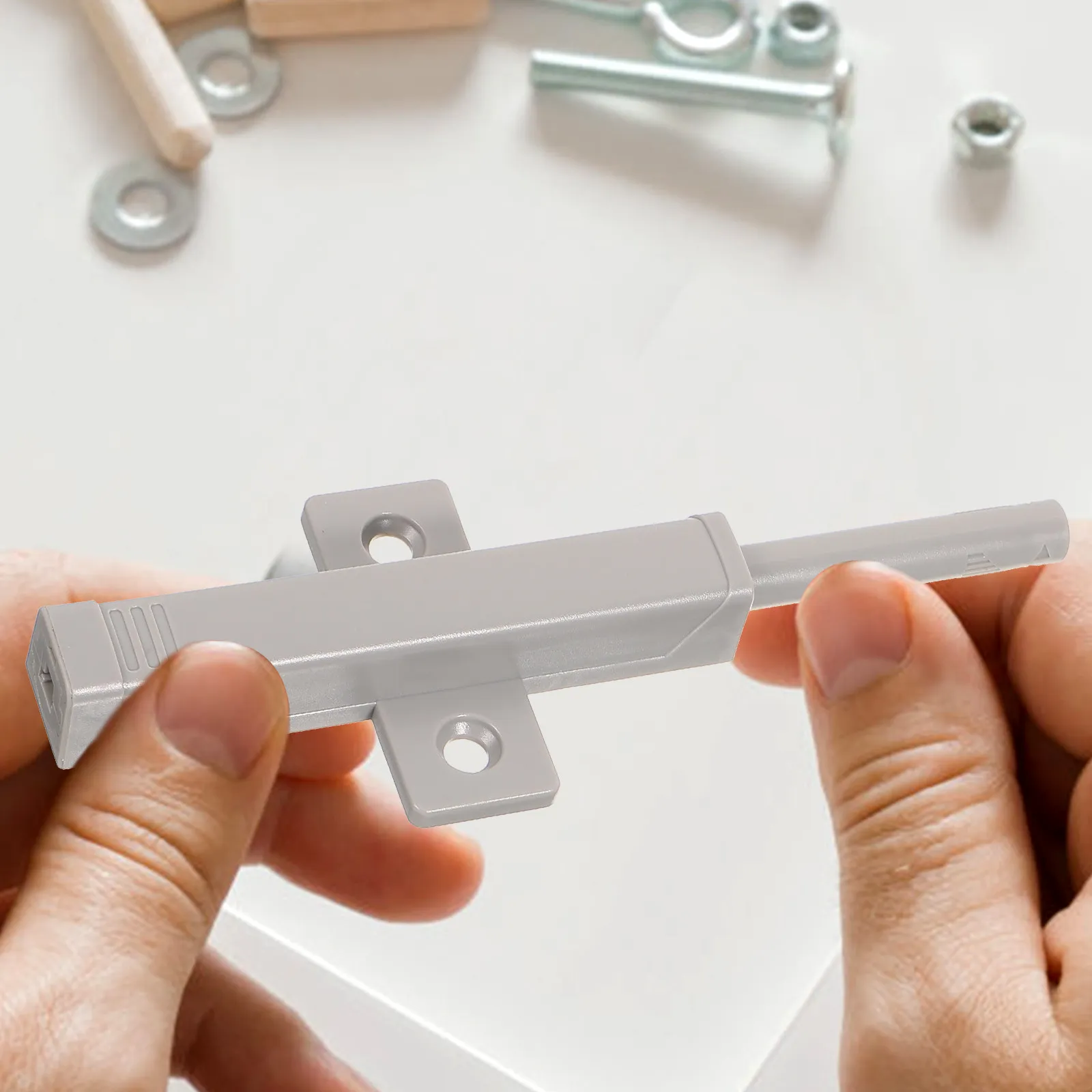 Heavy Duty Touch Push Open Cabinet Latch Set – Smooth Quiet Operation for Wardrobe, Drawer & Closet