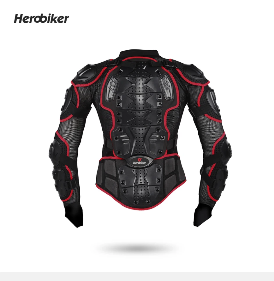 HEROBIKER Motocross Jacke Männer Körper Rüstung Motorrad Rüstung Fahrrad Racing Jacke Reiten Motorrad Moto Schutz S-5XL – Detail 7