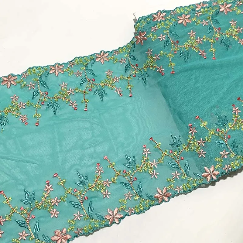 12-ヤード花柄刺繍レーストリム-diy-縫製トリム下着衣類用バレンタインデー結婚式の装飾新しい